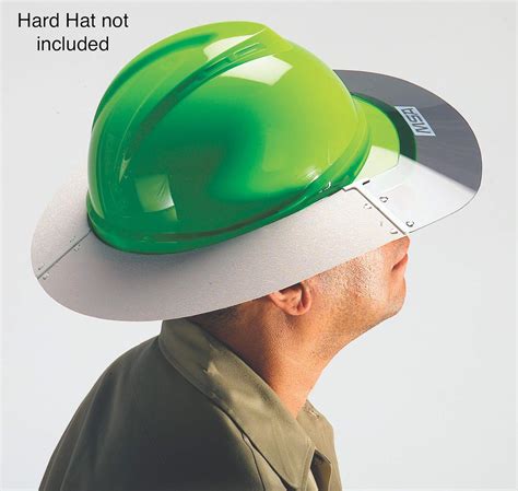 Hard Hats & Bump Caps New MSA 697410 V-Gard Full Brim Hard Hat Sun ...