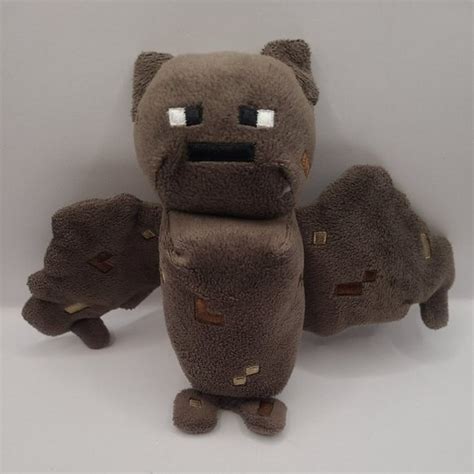 Mojang | Toys | 24 Mojang Minecraft 8 Bat Plush Stuffed Animal Toy Brown Pixel Design | Poshmark