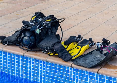 Scuba diving equipment | Sports & Recreation Stock Photos ~ Creative Market