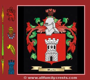 Martin-spain family crest and meaning of the coat of arms for the surname martin-spain