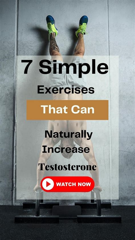 7 simple exercises that can naturally increase testosterone – Artofit