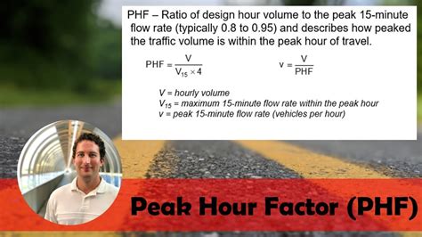 Peak Hour Factor (PHF) | NCEES Civil Engineering PE Exam [Section 5.1.3.3] - YouTube