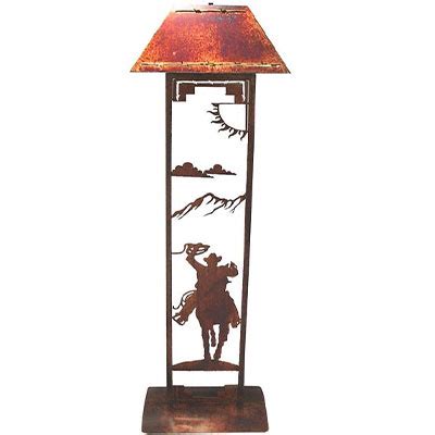 The Trendsetters Western Floor Lamp - Rustic Lighting & Fans