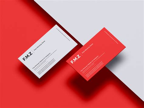 Free PSD Modern Brand Business Card Mockup - Free Mockup ZoneFree Mockup Zone