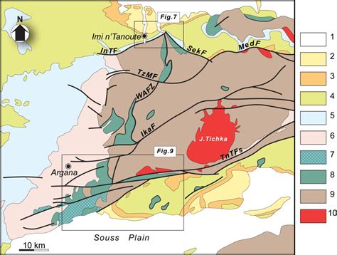 Atlas Mountains Map