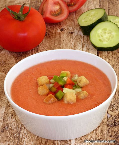 Gazpacho andaluz - Rico no, ricote