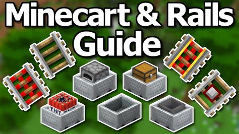 The Ultimate Minecraft 1.20 Minecart & Rail Guide - YouTube