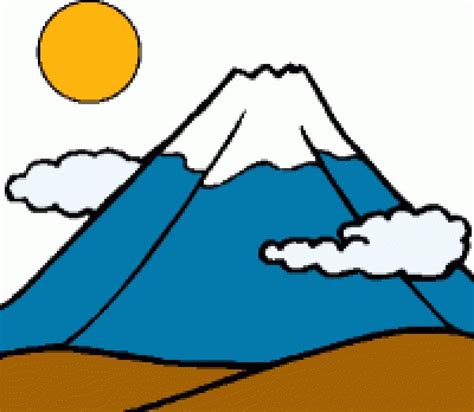 clipart of a mountain - Clip Art Library