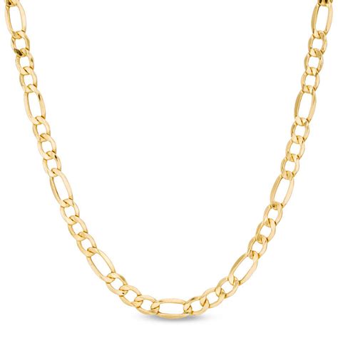 Men's 5.8mm Light Figaro Chain Necklace in 14K Gold - 24" | Zales Outlet