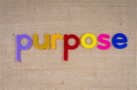 Colorful Cutouts Of The Word Purpose · Free Stock Photo