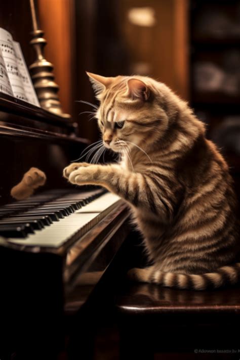 Magical Melodies: Hyper Cute Cat Mesmerizes with Piano Skills in ...