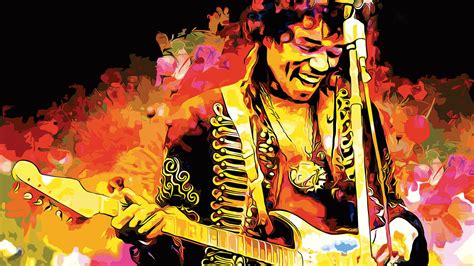 Fond d'écran Jimi Hendrix, Musicien, Guitar HD: Widescreen: Haute Définition: Fullscreen