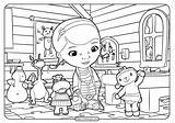 Doc Mcstuffins Halloween Coloring Pages  Mejikuhibiniu Page sketch template