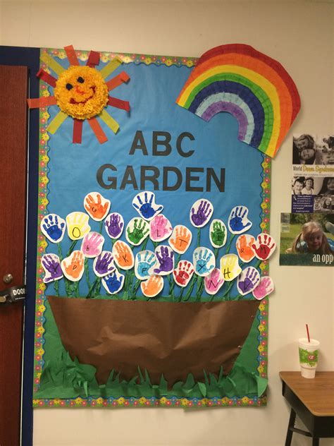 ABC Garden Bulletin Board!! I helped design this bulletin board for a special ed classroom ...