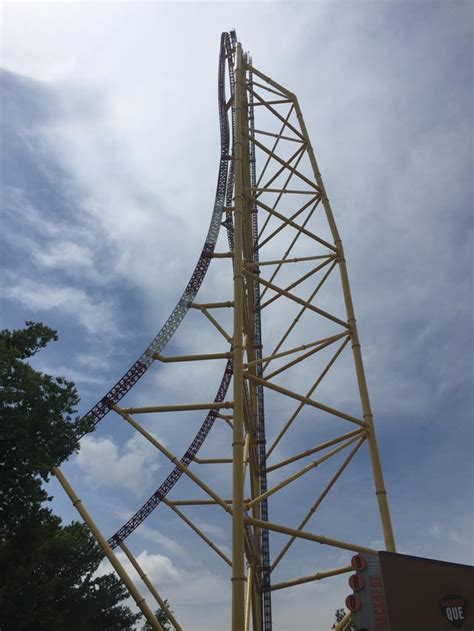 Dragster towering over Cedar Point : r/rollercoasters