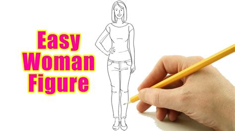 How To Draw A Woman Easy : In your drawing of a woman in a saree, you ...