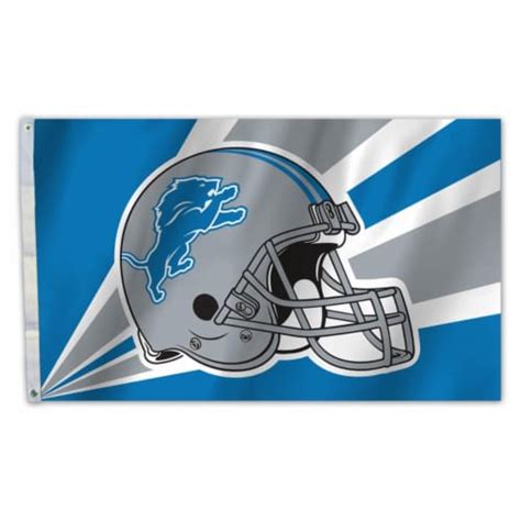 Detroit Lions Flag 3x5 Helmet Design 2018, 1 - Fry’s Food Stores