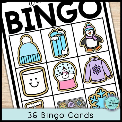 Winter Bingo for Preschool, Pre-K, and Kindergarten | Made By Teachers