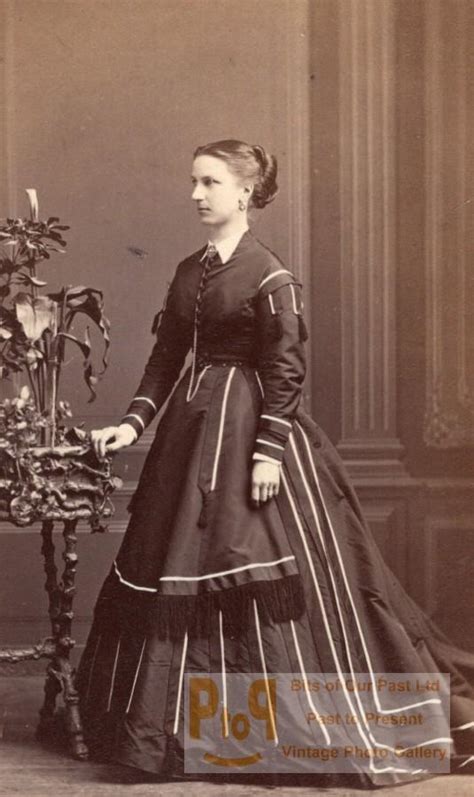 Paris English? Lady Aristocracy ? Victorian Fashion Old Levitsky CDV Photo 1860 by Serge ...