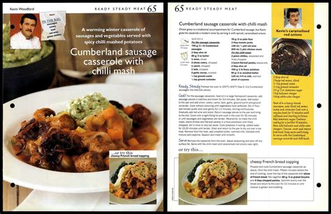 Cumberland Sausage Casserol #65 Meat Ready Steady Cook Recipe Page