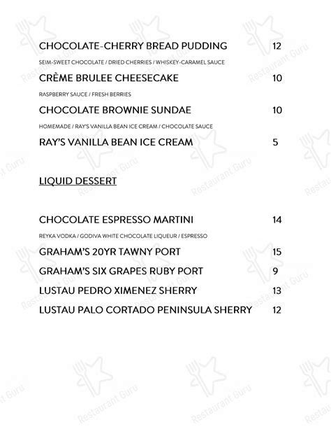 Menu at Lumen Detroit restaurant, Detroit