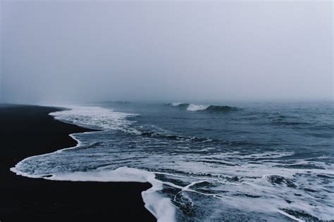 Black Sand Beach Iceland Wallpapers - Wallpaper Cave