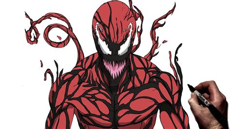 Carnage Face Drawing