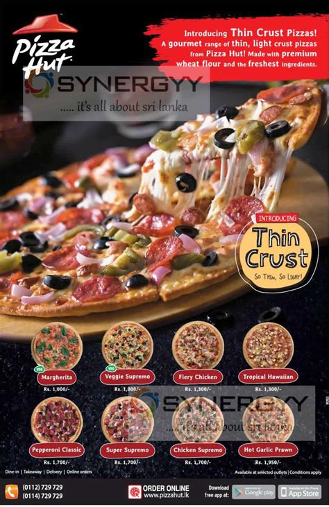Pizza Hut Introduce – Thin Crust Pizzas in Sri Lanka – SynergyY