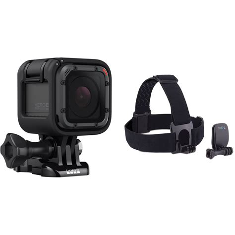 GoPro HERO5 Session with Head Strap + QuickClip Kit B&H Photo