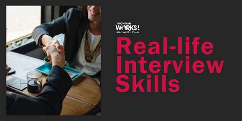 Real-life Interview Skills - Clinton Township - Michigan Works! Macomb ...