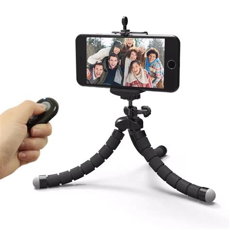 Hot sales Mini Flexible Camera Phone Holder Flexible Octopus Tripod ...