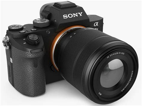 Sony Alpha 7 II with two lenses 3D model | CGTrader