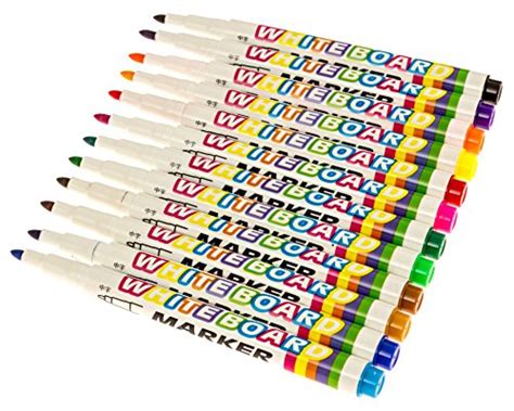 Dry Erase Whiteboard Markers - 12 Pack - Thin Style - Epic Kids Toys