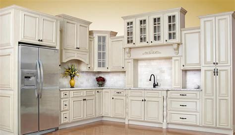 Walnut Ridge Cabinetry Antique White Kitchen Cabinet Company Great ...