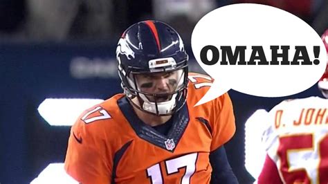 Peyton Manning got benched, but the Broncos are still yelling Omaha ...