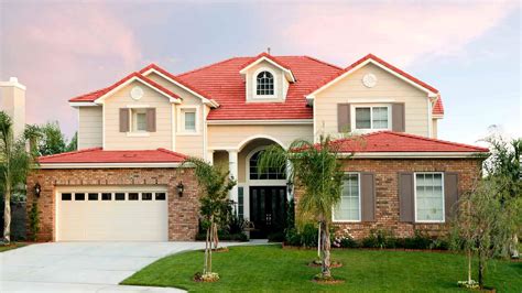 Red Roof House Color Schemes