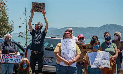 Golden Gate Xpress | ‘Free them all’ chant protestors outside of San ...