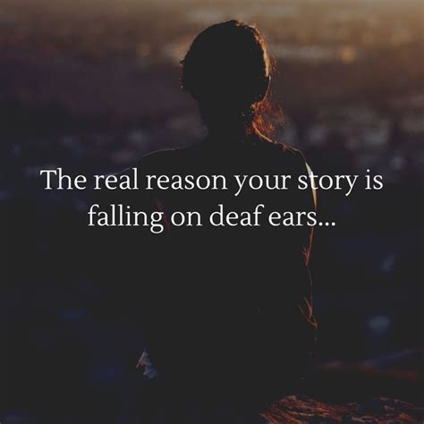 The real reason your story is falling on deaf ears… . You want to make an impact. You want to ...