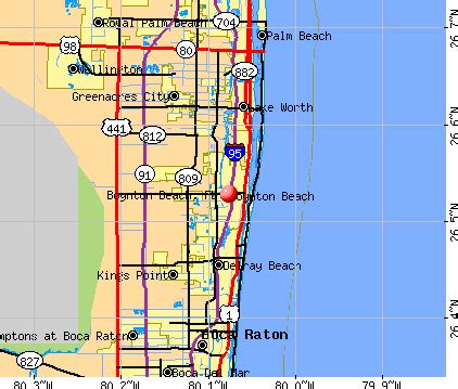 Boynton Florida Map - Zip Code Map