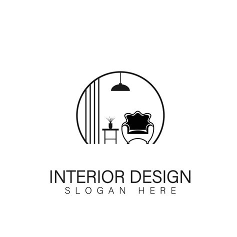 Interior room, furniture gallery logo design 20406196 Vector Art at ...