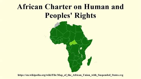 African Charter on Human and Peoples' Rights - YouTube