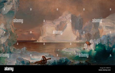 The Icebergs (Frederic Edwin Church Stock Photo - Alamy