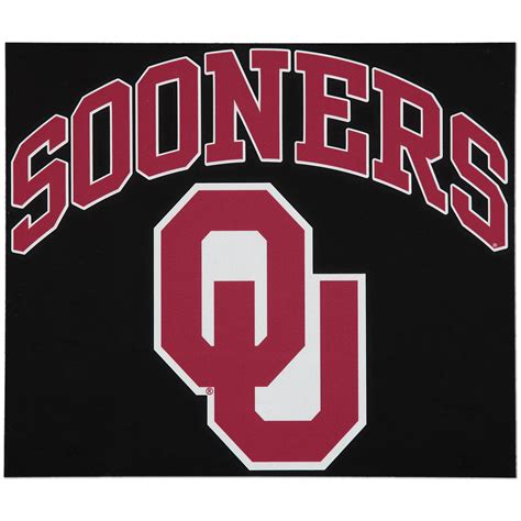 Oklahoma Sooners 12" x 12" Arched Logo Decal