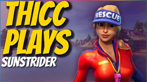 SUNSTRIDER THICC FORTNITE SKIN COMBO (Chapter 2 Gameplay) - YouTube