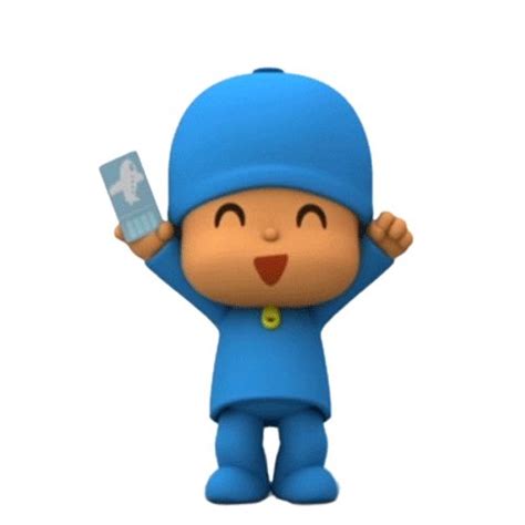 Happy Lets Go Sticker by Pocoyo - Find & Share on GIPHY | Kids app design, Pocoyo, Kids app