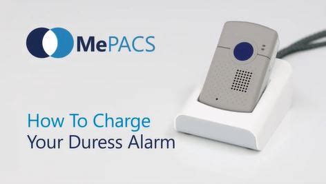 Charging your MePACS Duress Alarm - MePACS