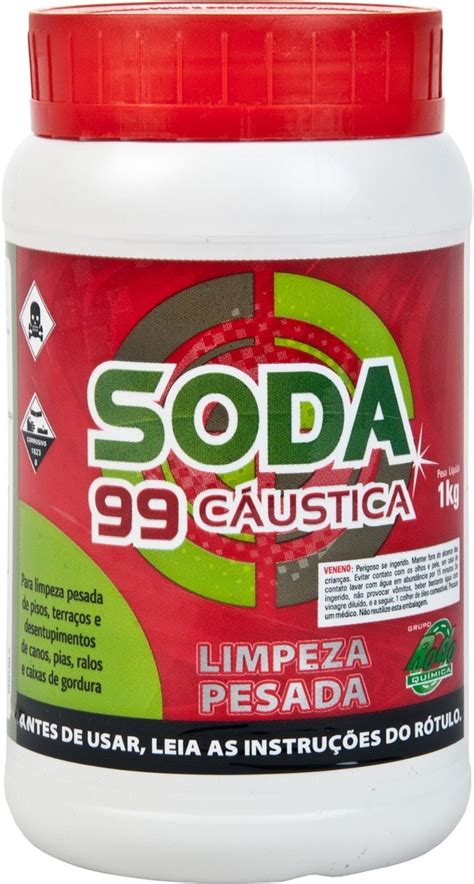 Soda Cáustica 99 - 1kg - Rodoquimica - R$ 17,90 em Mercado Livre