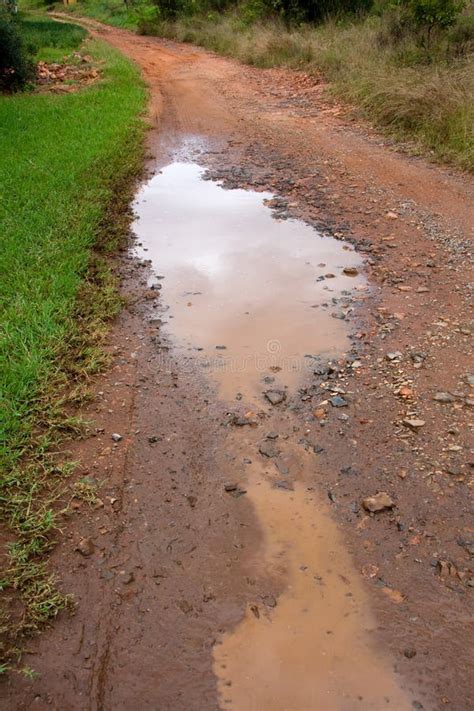 Muddy puddle stock image. Image of puddle, dirty, track - 14744621