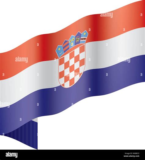 Croatia flag, vector illustration Stock Vector Image & Art - Alamy