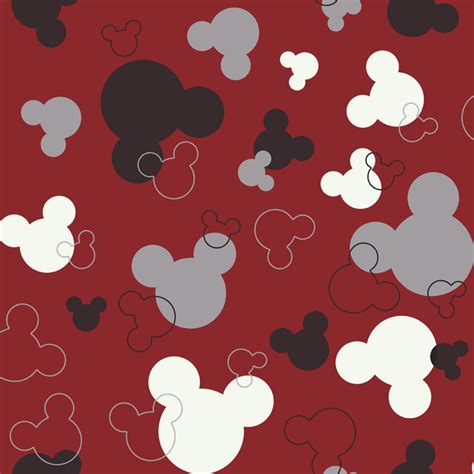 Mickey Mouse Head Silhouette Wallpaper